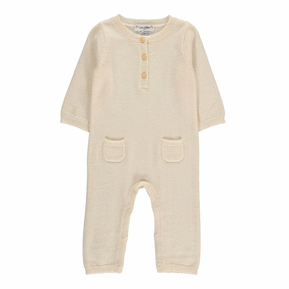Boris Cashmere Jumpsuit Off white Les lutins Fashion Baby 1 Boris Cashmere Jumpsuit Off white Les lutins Fashion Baby