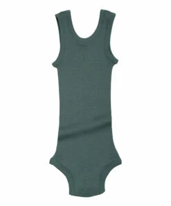 Bornholm Silk Babygrow Peacock blue Minimalisma Fashion Baby -Baby Tops Elegant Store bornholm silk babygrow peacock blue minimalisma fashion baby 3