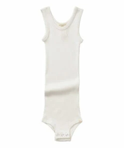 Bornholm Silk Bodysuit Off white Minimalisma Fashion Baby, Children
