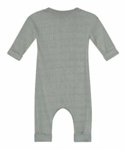 Bowie Organic Cotton Playsuit Green I Dig Denim Fashion Baby -Baby Tops Elegant Store bowie organic cotton playsuitbowie organic cotton playsuit green i dig denim fashion baby 2