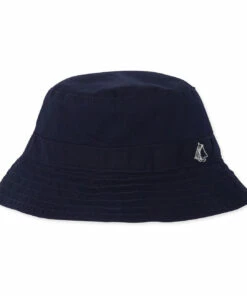 Bucket Hat Navy blue Petit Bateau Fashion Baby