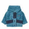Button-Up Recycled Fibre Sweatshirt Blue Patagonia Fashion Baby, Children