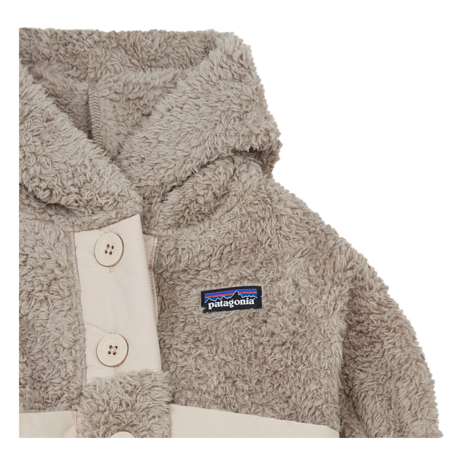 Button-Up Recycled Fibre Sweatshirt Taupe brown Patagonia Fashion Baby, Children 2 Button-Up Recycled Fibre Sweatshirt Taupe brown Patagonia Fashion Baby, Children - Image 2