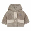 Button-Up Recycled Fibre Sweatshirt Taupe brown Patagonia Fashion Baby, Children