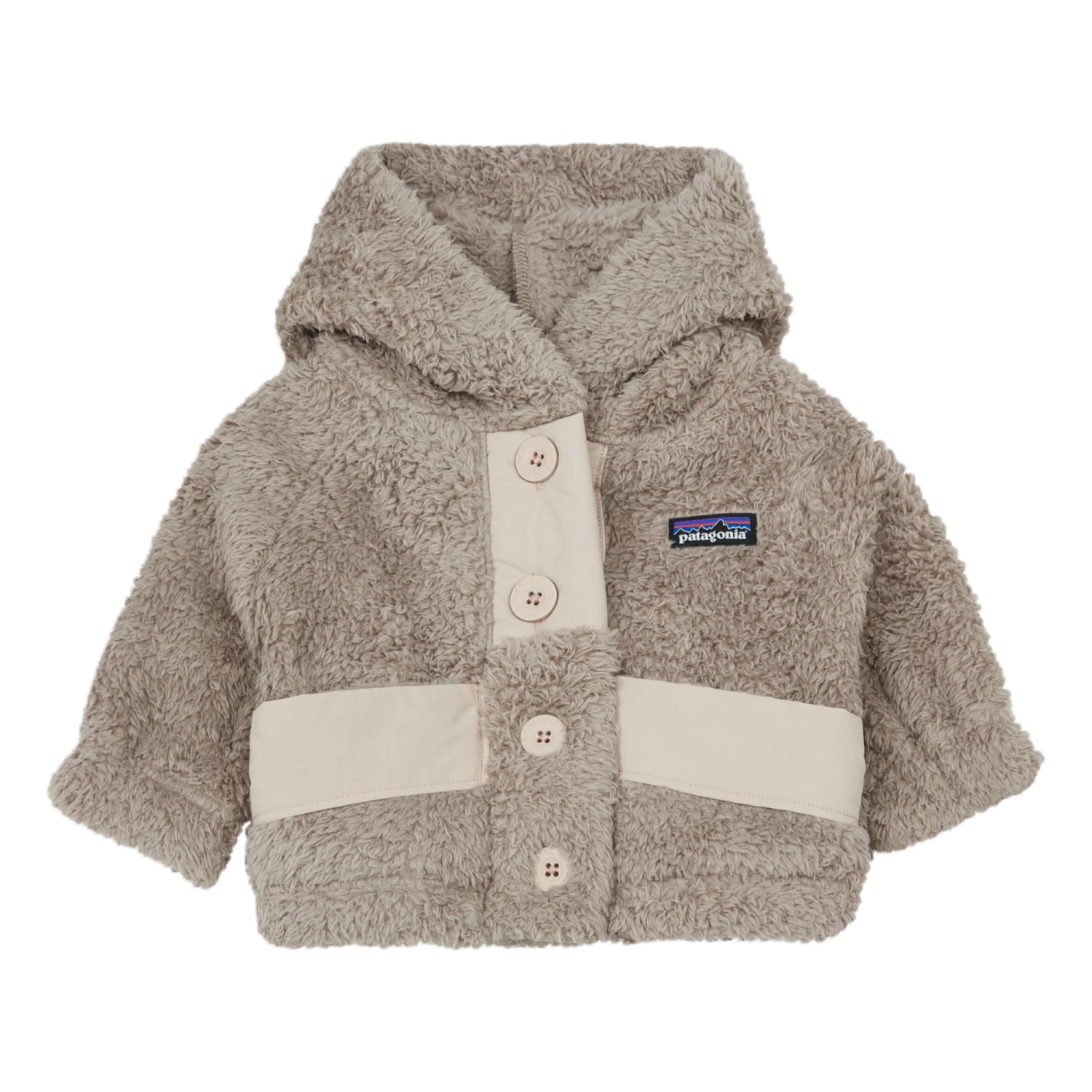 Button-Up Recycled Fibre Sweatshirt Taupe brown Patagonia Fashion Baby, Children 1 Button-Up Recycled Fibre Sweatshirt Taupe brown Patagonia Fashion Baby, Children