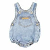 Button-Up Romper Denim blue Piupiuchick Fashion Baby