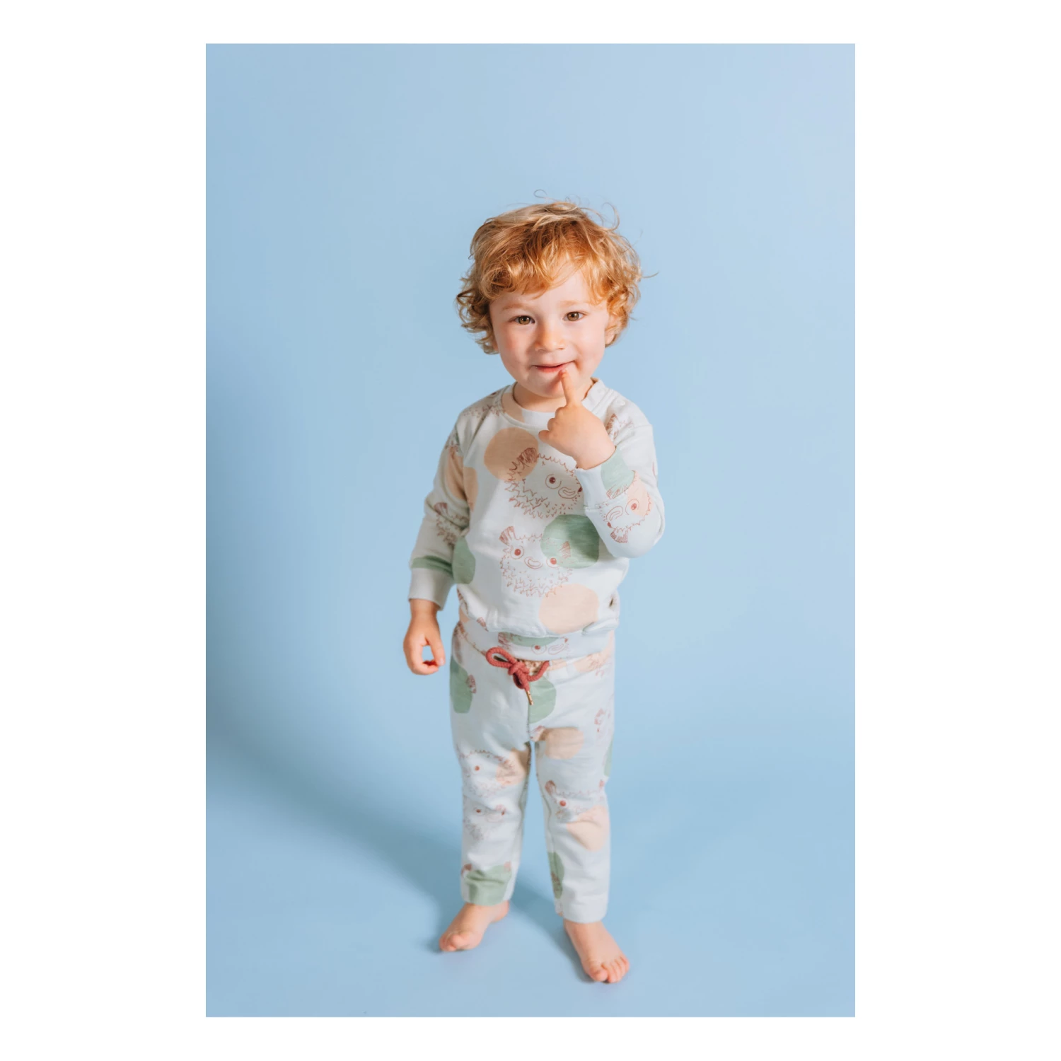 Buzz Organic Cotton Sweatshirt Green water Soft Gallery Fashion Baby 2 Buzz Organic Cotton Sweatshirt Green water Soft Gallery Fashion Baby - Image 2