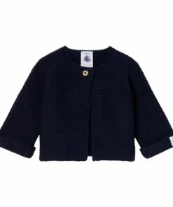 Cabalero Cardigan Navy blue Petit Bateau Fashion Baby