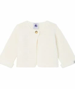 Cabalero Cardigan White Petit Bateau Fashion Baby