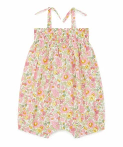 Calina Liberty Playsuit Pink Bonton Fashion Baby