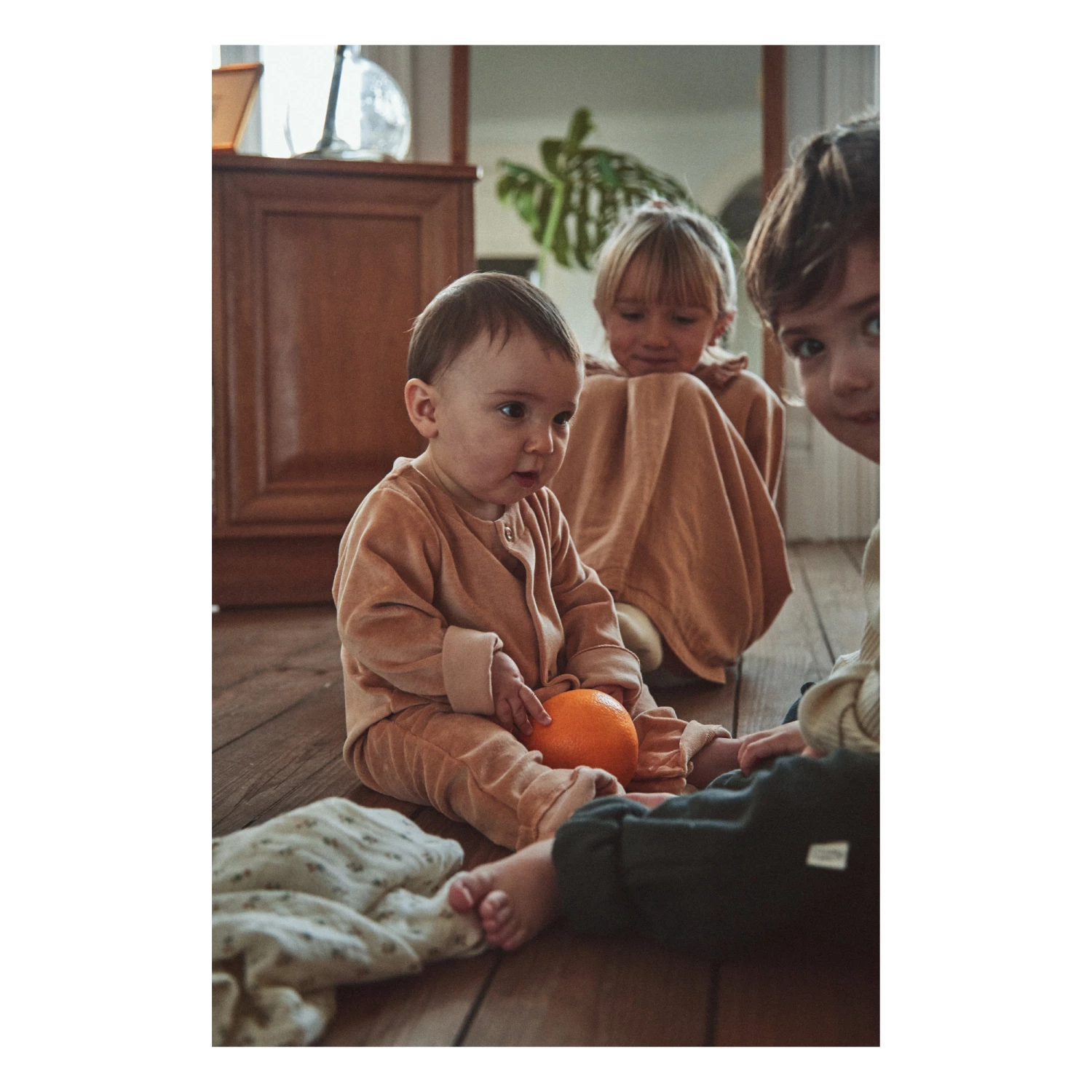 Camomile Polar Fleece Cardigan Poudre Organic Fashion Baby, Children 2 Camomile Polar Fleece Cardigan Poudre Organic Fashion Baby, Children - Image 2