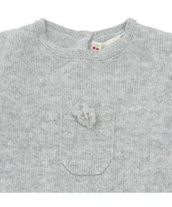 Cashmere Jumpsuit Heather grey Bonpoint Fashion Baby -Baby Tops Elegant Store cashmere jumpsuitcashmere jumpsuit heather grey bonpoint fashion baby 1