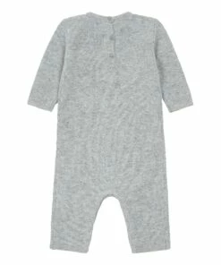Cashmere Jumpsuit Heather grey Bonpoint Fashion Baby -Baby Tops Elegant Store cashmere jumpsuitcashmere jumpsuit heather grey bonpoint fashion baby 2