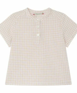 Cesari Kurta Shirt Beige Bonpoint Fashion Baby