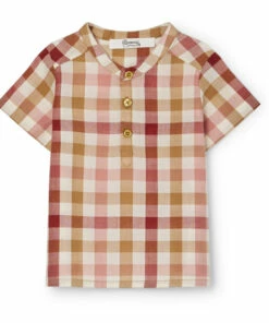 Cesari Kurta Shirt Caramel Bonpoint Fashion Baby