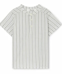 Cesari Kurta Shirt Ecru Bonpoint Fashion Baby