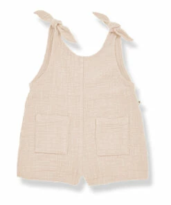 Cesca Double Cotton Muslin Romper Pale pink 1+ in the family Fashion Baby, Children