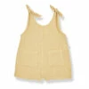 Cesca Double Cotton Muslin Romper Yellow 1+ in the family Fashion Baby, Children
