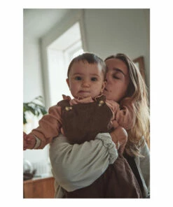 Charm Double Cotton Muslin Blouse Dusty Pink Poudre Organic Fashion Baby, Children -Baby Tops Elegant Store charm double cotton muslin blouse dusty pink poudre organic fashion baby children 3