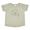 Chase The Sun T-Shirt Khaki Rylee + Cru Fashion Baby, Children