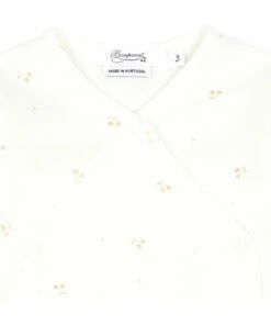 Cherry Jersey Footed Pyjamas Ecru Bonpoint Fashion Baby -Baby Tops Elegant Store cherry jersey footed pyjamascherry jersey footed pyjamas ecru bonpoint fashion baby 1