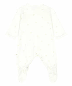 Cherry Jersey Footed Pyjamas Ecru Bonpoint Fashion Baby -Baby Tops Elegant Store cherry jersey footed pyjamascherry jersey footed pyjamas ecru bonpoint fashion baby 2