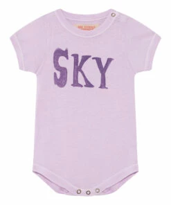 Chimpanzee Sky Babygrow Mauve The Animals Observatory Fashion Baby