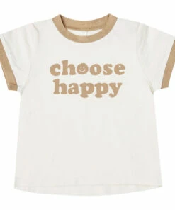 Chose Happy T-Shirt Yellow Rylee + Cru Fashion Baby, Children