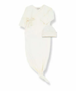Clothilde Organic Cotton Newborn Set Ecru 1+ in the family Fashion Baby