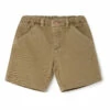Clovis Denim Shorts Khaki Bonpoint Fashion Baby