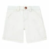 Clovis Organic Denim Shorts Light Blue Bonpoint Fashion Baby
