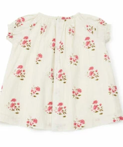 Colombe Floral Dress Ecru Bonton Fashion Baby -Baby Tops Elegant Store colombe floral dress ecru bonton fashion baby 3