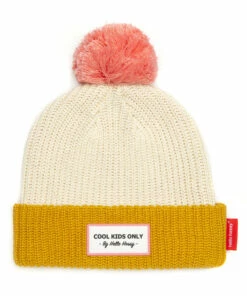 Colorblock Beanie White Hello Hossy Fashion Baby, Children