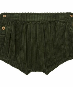 Corduroy Bloomers Green Emile et Ida Fashion Baby