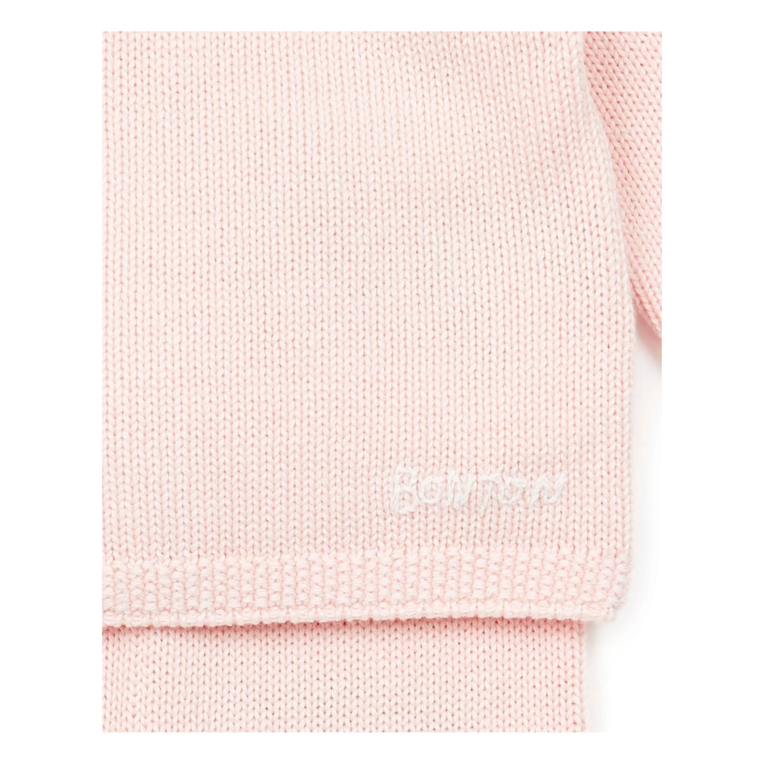 Cotton and Cashmere Top + Bottoms Pale pink Bonton Fashion Baby 2 Cotton and Cashmere Top + Bottoms Pale pink Bonton Fashion Baby - Image 2