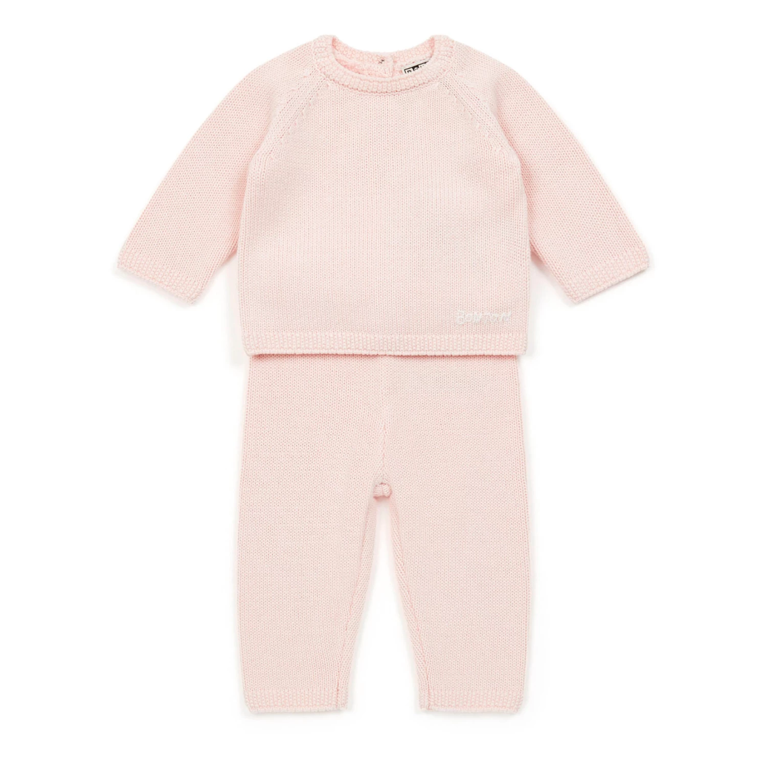 Cotton and Cashmere Top + Bottoms Pale pink Bonton Fashion Baby 1 Cotton and Cashmere Top + Bottoms Pale pink Bonton Fashion Baby