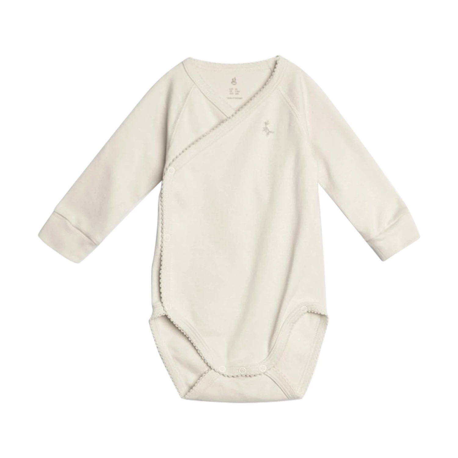 Cotton Jersey Baby Grow Ecru garbo&friends Fashion Baby 1 Cotton Jersey Baby Grow Ecru garbo&friends Fashion Baby