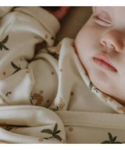 Cotton Jersey Baby Grow Forget Me Not Peach garbo&friends Fashion Baby -Baby Tops Elegant Store cotton jersey baby grow forget me not peach garbo friends fashion baby 4