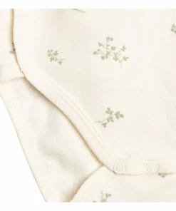 Cotton Jersey Baby Grow Swallows Pale green garbo&friends Fashion Baby -Baby Tops Elegant Store cotton jersey baby grow swallows pale green garbo friends fashion baby 2