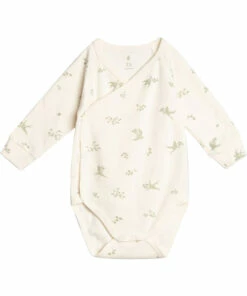Cotton Jersey Baby Grow Swallows Pale green garbo&friends Fashion Baby