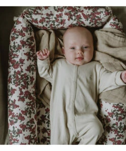 Cotton Jersey Pyjamas Ecru garbo&friends Fashion Baby -Baby Tops Elegant Store cotton jersey pyjamas ecru garbo friends fashion baby 1