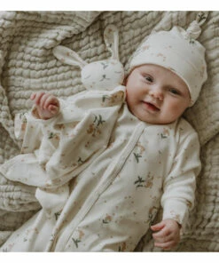 Cotton Jersey Pyjamas Forget Me Not Peach garbo&friends Fashion Baby -Baby Tops Elegant Store cotton jersey pyjamas forget me not peach garbo friends fashion baby 1