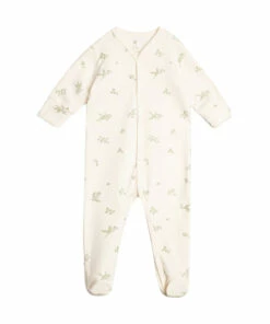 Cotton Jersey Pyjamas Swallows Pale green garbo&friends Fashion Baby