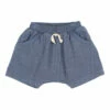 Cotton Muslin Baby Shorts Blue Búho Fashion Baby
