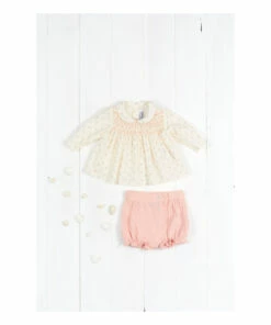 Cotton Muslin Bloomers Pink Tartine et Chocolat Fashion Baby 5 Cotton Muslin Bloomers Pink Tartine et Chocolat Fashion Baby -Baby Tops Elegant Store cotton muslin bloomers pink tartine et chocolat fashion baby 1