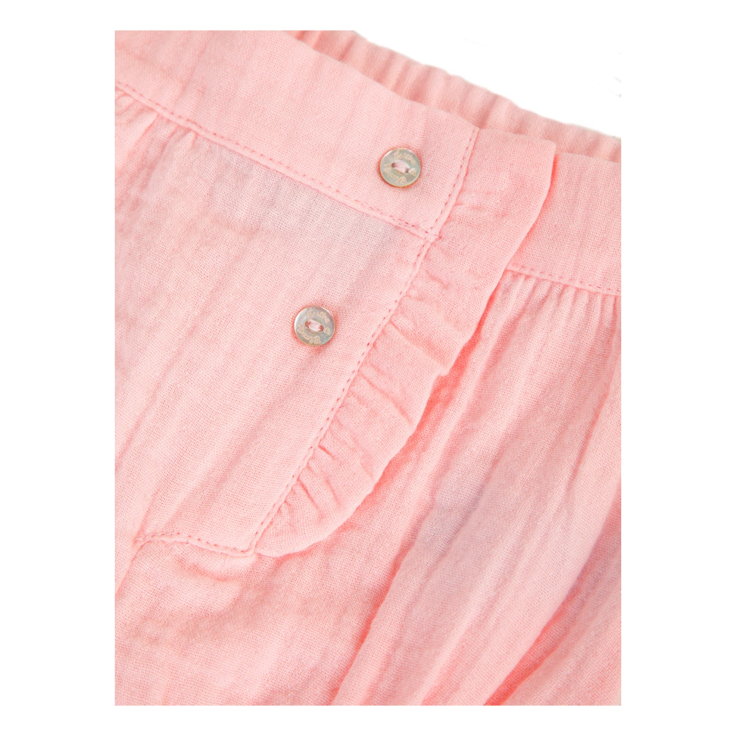 Cotton Muslin Bloomers Pink Tartine et Chocolat Fashion Baby 3 Cotton Muslin Bloomers Pink Tartine et Chocolat Fashion Baby - Image 3