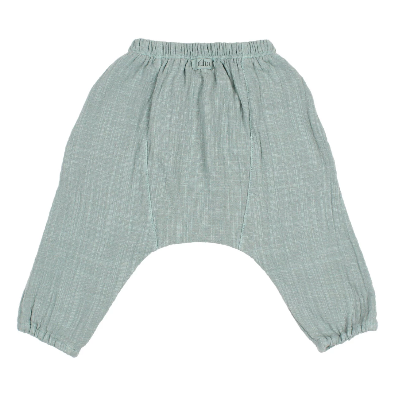 Cotton Muslin Harem Pants Green water Búho Fashion Baby 2 Cotton Muslin Harem Pants Green water Búho Fashion Baby - Image 2