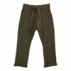 Cotton Muslin Trousers Khaki Emile et Ida Fashion Baby, Children