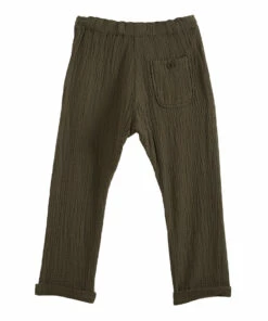 Cotton Muslin Trousers Khaki Emile et Ida Fashion Baby, Children 9 Cotton Muslin Trousers Khaki Emile et Ida Fashion Baby, Children -Baby Tops Elegant Store cotton muslin trousers khaki emile et ida fashion baby children 3