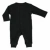 Cranberry Ribbed Jersey Pyjamas Black Poudre Organic Fashion Baby